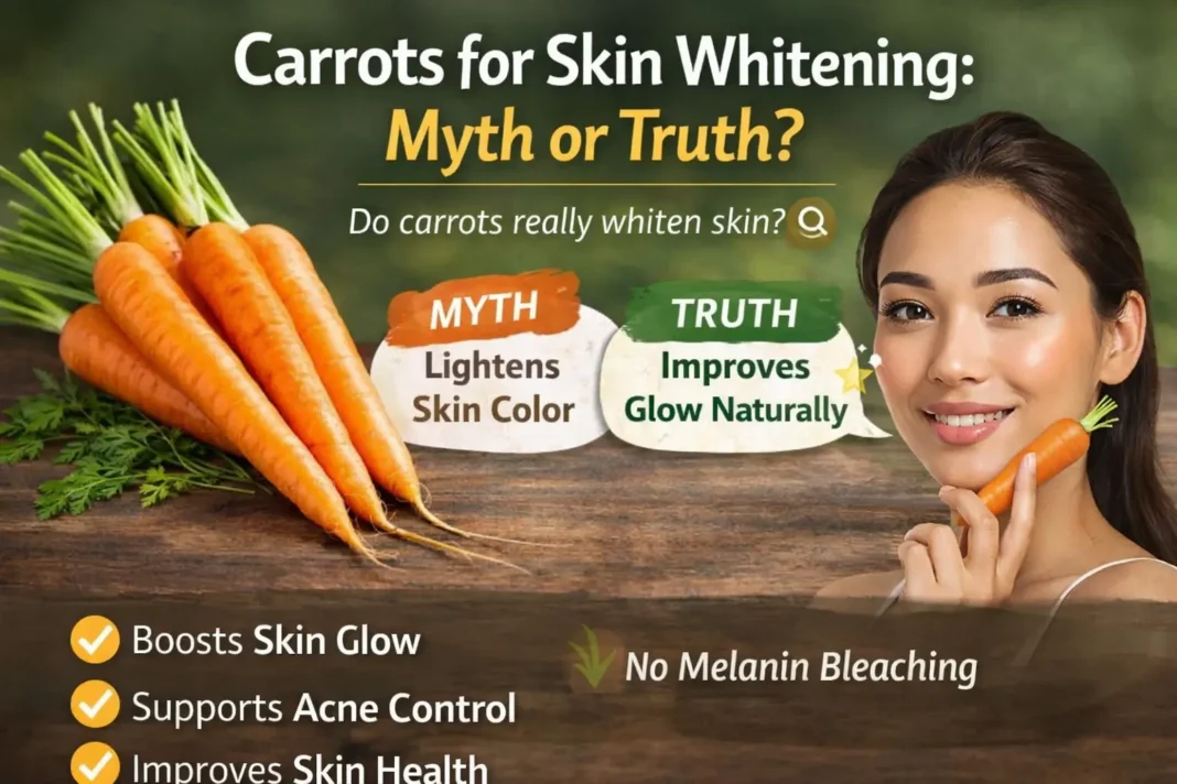 Carrots for Skin Whitening Myth or Truth 