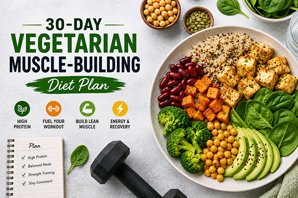 30-Day Vegetarian Muscle-Building Diet Plan